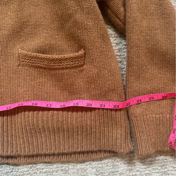 NWT rag & bone V-Neck Tan Sweater - Picture 3 of 5